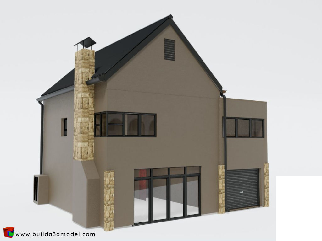 build-a-3d-model-holiday townhouse 1